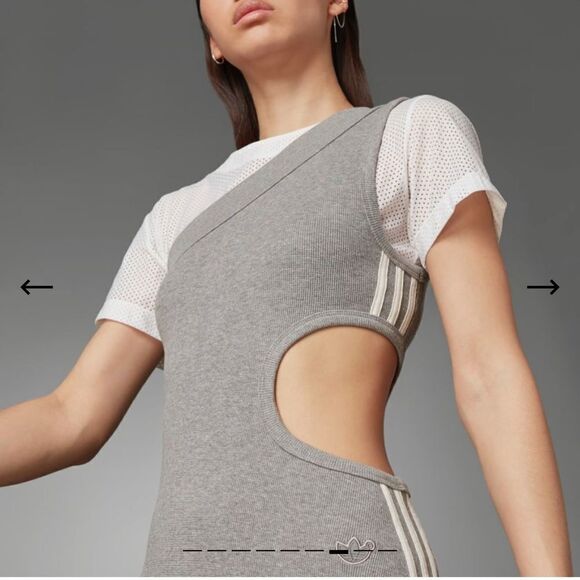 Adidas Blue Version Women’s Size XS One Shoulder Dress - Picture 4 of 9